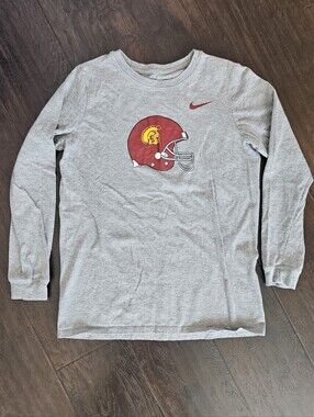 Nike USC Trojans Football Big Kids' Long-Sleeve T-Shirt